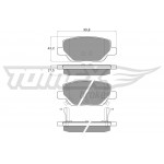 TOMEX Brakes Bremsbelagsatz, Scheibenbremse